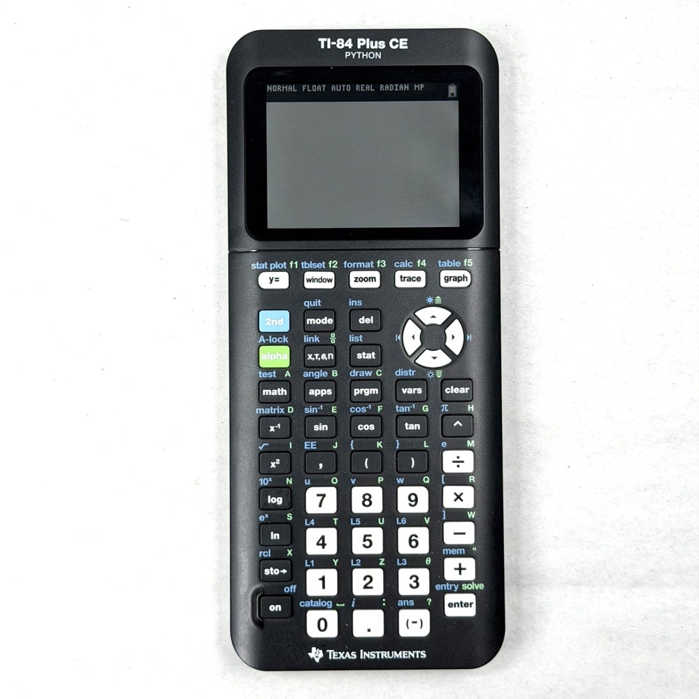 Texas Instruments TI-84 Plus CE Python Graphing Calculator with Cover / Tested - Picture 3 of 4